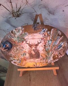 Tableau énergétique oval - Capricorne ou l'un des 11 autres signes du Zodiaque au choix