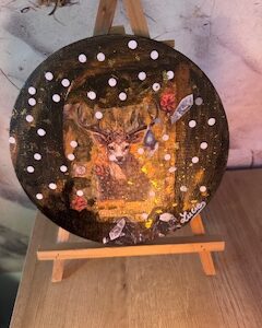 Tableau énergétique rond - Capricorne ou l'un des 11 autres signes du Zodiaque au choix